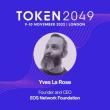 TOKEN2049 London 행사 EOS 재단 설립자 겸 CEO Yves La Rose 연사로 참여